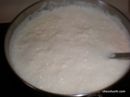 paneer making